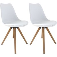 KIRA Stuhl, 2er Set, Metallgestell von byLIVING