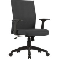 ROCKET Chefsessel, Kunststoff schwarz, Webstoffbezug von byLIVING