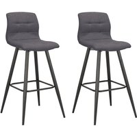 SIMONE Barhocker, 2er Set, Metallgestell SIMONE Barhocker, 2er Set, Metallgestell von byLIVING