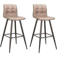 SIMONE Barhocker, 2er Set, Metallgestell SIMONE Barhocker, 2er Set, Metallgestell von byLIVING
