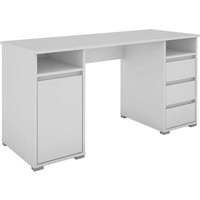 Schreibtisch LOBO weiß B/H/T: ca. 138x75x55 cm von byLIVING