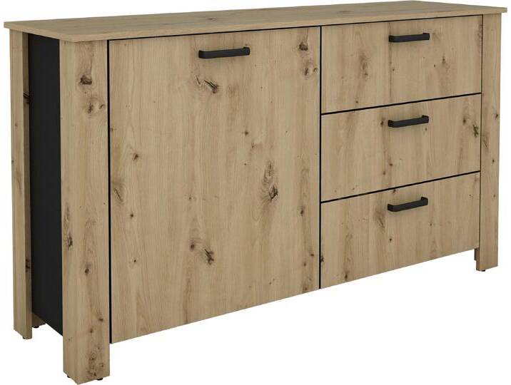 Sideboard BYLIVING Faro , artisan eiche, B:140cm H:84cm T:40cm, FSC-zertifizierter Holzwerkstoff, Sideboards, moderne Kommode in verschiedenen Farben verfügbar, 140cm. von byLIVING