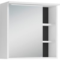 Spiegelschrank WELLNESS weiß B/H/T: ca. 60x61x28 cm von byLIVING