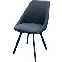 Stuhl JASPER 2er-Set. anthrazit Microfaser B/H/T: ca. 55x89x53 cm Stuhl JASPER 2er-Set. anthrazit Microfaser B/H/T: ca. 55x89x53 cm von byLIVING