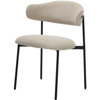 Stuhl JERSEY 2er-Set. taupe Webstoff B/H/T: ca. 58x78x54,5 cm von byLIVING