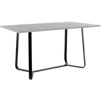 TALEA Tisch, Breite 140 cm, Gestell schwarz, Tischplatte von byLIVING