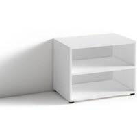 Byliving - tv Stand victoria / kleines Regal weiß / Beistelltisch 60 cm breit / Wohnzimmertisch / Schrank / tv Bank / tv Tisch / Weiß / 60 x 45 x 39 von byLIVING