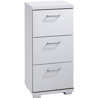 byLIVING Badkommode "Nebraska" Breite 35 cm, Badezimmerschrank mit Metallgriffen, 3 Schubladen von byLIVING