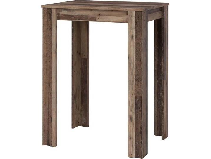byLIVING Bartisch Nele, Höhe 104 cm, in verschiedenen Farben, braun von byLIVING