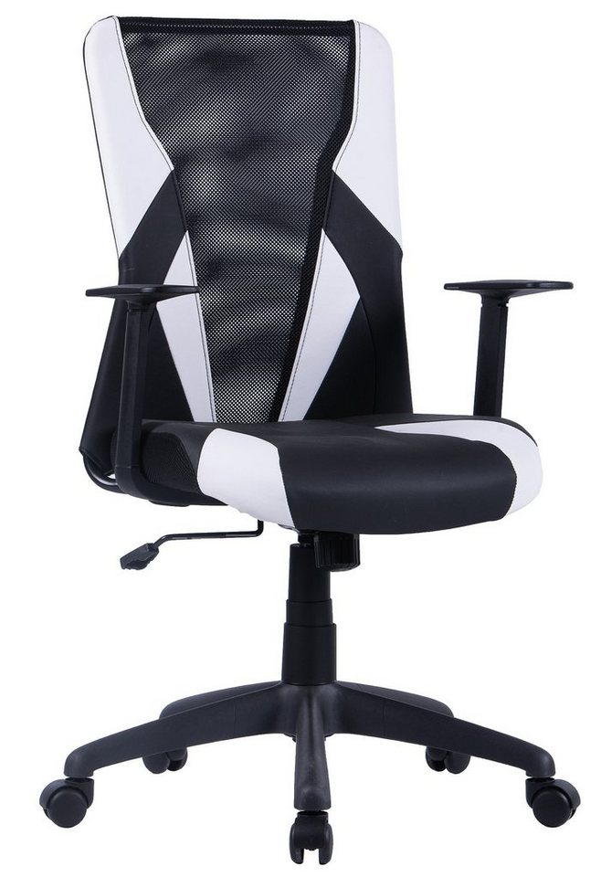 byLIVING Bürostuhl Flash, Mesh schwarz mit Absetzung in grau oder weiß byLIVING Bürostuhl Flash, Mesh schwarz mit Absetzung in grau oder weiß von byLIVING