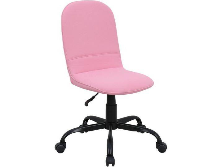 byLIVING Bürostuhl Trolly (1 St), moderner Kinderstuhl / Drehstuhl, clever zusammenklappbar, rosa von byLIVING