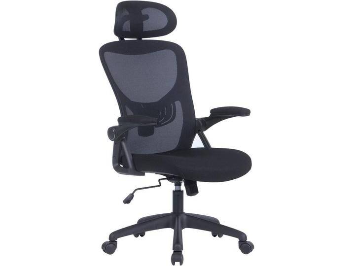 byLIVING Drehstuhl Flex (1 St), moderner Bürostuhl mit vielen Einstellungsmöglichkeiten, schwarz von byLIVING