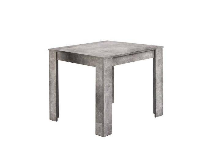 byLIVING Esstisch NEPAL (80 x 80 cm, in Eiche-Optik, Beton-Optik oder Weiß), Platzsparender Tisch, grau von byLIVING