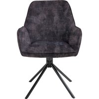 byLIVING Esszimmerstuhl "Blair", (Set), 2 St., Samtstoff Velvet, 2er-Set, 360 Grad drehbar, gemütlicher Sessel, verschiedenen Stoffe von byLIVING