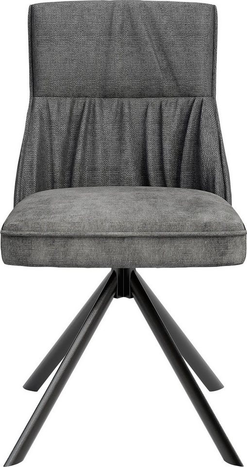byLIVING Esszimmerstuhl California (Set, 2 St), 2er-Set, mit Taschenfederkern, 180 Grad drehbar mit Rückholfunktion von byLIVING