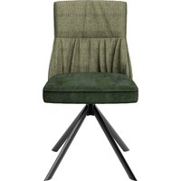 byLIVING Esszimmerstuhl "California", (Set), 2 St., Samtstoff Velvet-Webstoff, 2er-Set, mit Taschenfederkern, 180 Grad drehbar mit Rückholfunktion von byLIVING