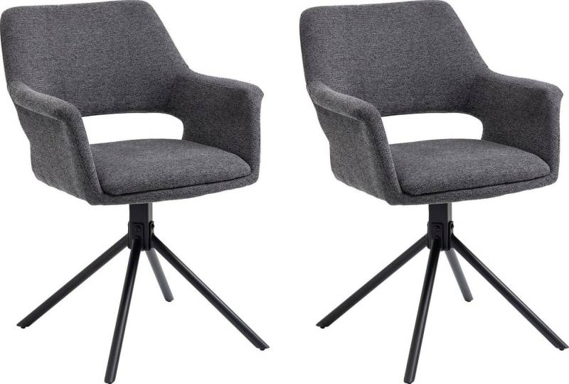byLIVING Esszimmerstuhl Elenore (Set, 2 St), 360 Grad drehbar von byLIVING