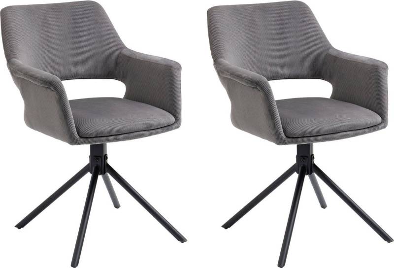 byLIVING Esszimmerstuhl Elenore (Set, 2 St), 360 Grad drehbar von byLIVING