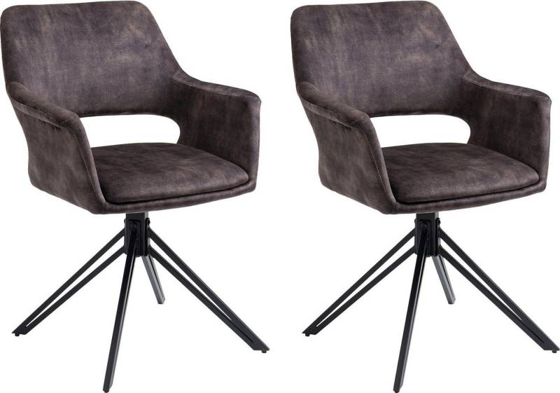 byLIVING Esszimmerstuhl Estelle (Set, 2 St), 360 Grad drehbar von byLIVING
