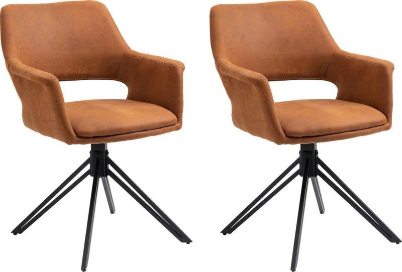 byLIVING Esszimmerstuhl Estelle (Set, 2 St), 360 Grad drehbar von byLIVING