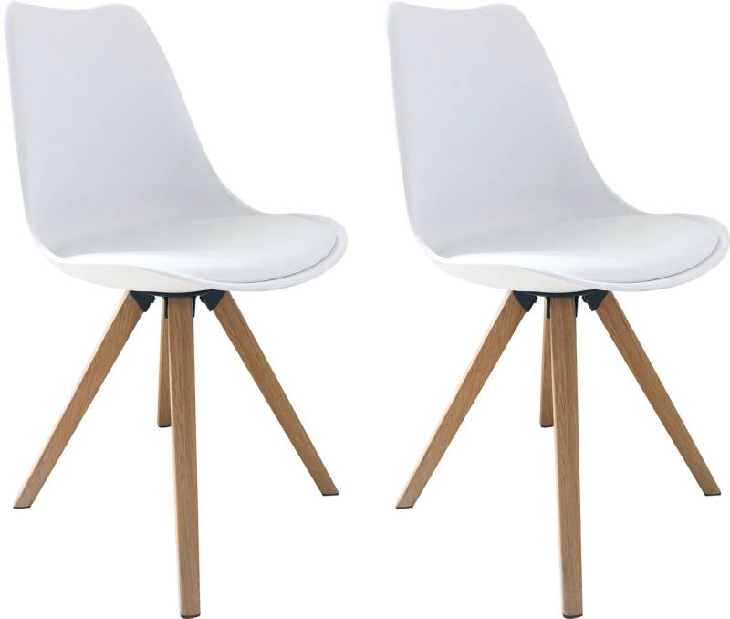 byLIVING Esszimmerstuhl Kira (2 St), Sitzschale mit Sitzkissen, in verschiedenen Farben von byLIVING