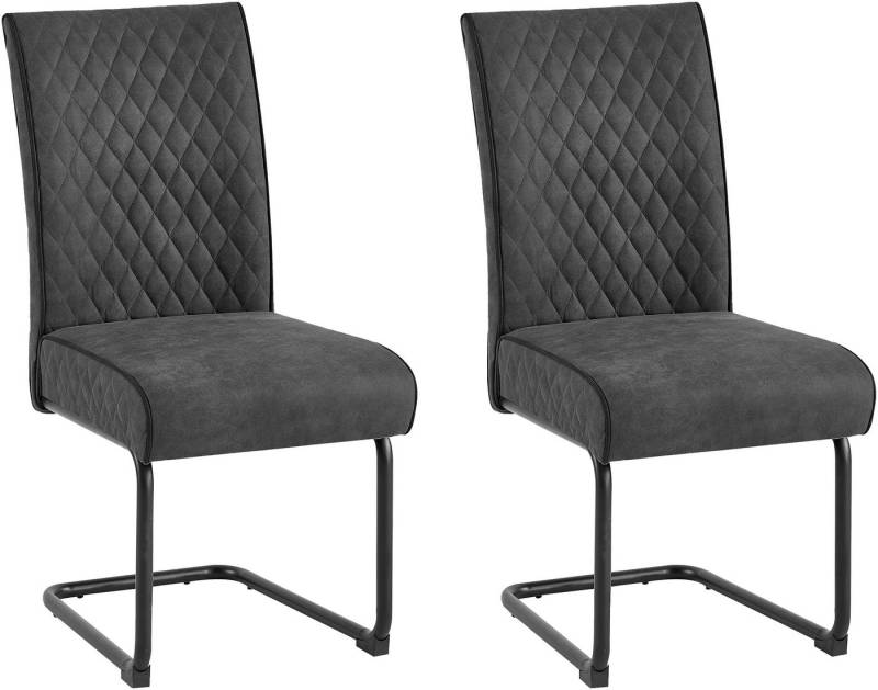 byLIVING Freischwinger Maria-XXL 2er-Set (Set, 2 St), mit gemütlicher Federkernpolsterung und XXL Belastbarkeit bis zu 150kg von byLIVING