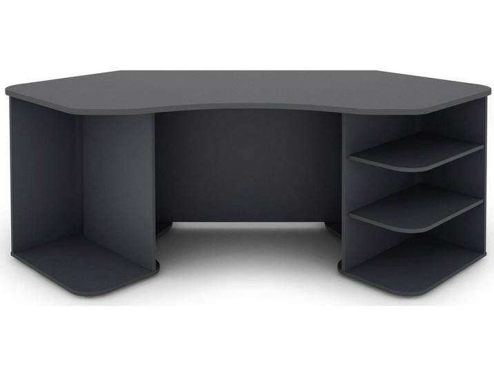 byLIVING Gamingtisch Thanatos, Breite 198 cm, moderner Eckschreibtisch, grau von byLIVING