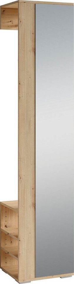 byLIVING Garderobenpaneel Ben (1 St), Breite 40 cm, mit Spiegel und Kleiderstange von byLIVING