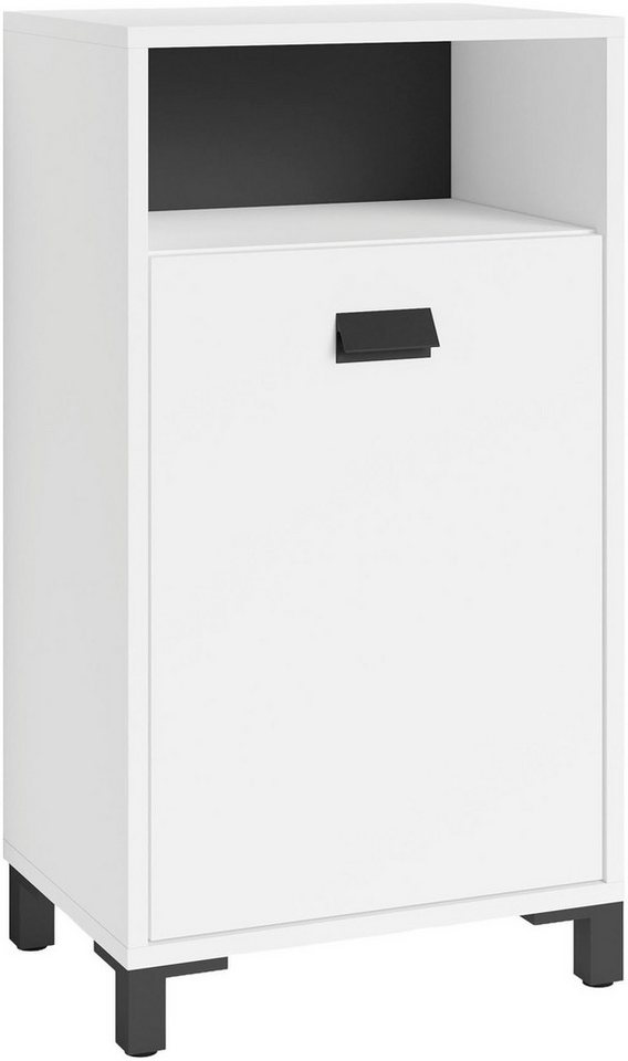 byLIVING Midischrank Wellness mit variablem Einlegeboden und offenem Fach für viel Stauraum von byLIVING