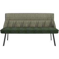 byLIVING Polsterbank "California" 1 Stk. tlg. 180 cm Bank, Webstoff und Vintage Samt mit gemütlicher Nosaqfederung von byLIVING