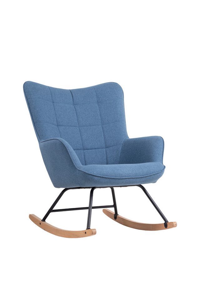byLIVING Schaukelsessel Richie, Metallbeine mit Holzkufe, in Webstoff, Samt oder Cord byLIVING Schaukelsessel Richie, Metallbeine mit Holzkufe, in Webstoff, Samt oder Cord von byLIVING