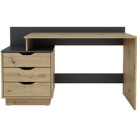 byLIVING Schreibtisch "Bern, moderner Computertisch", mit viel Stauraum, Breite 138cm, rechts oder links montierbar von byLIVING