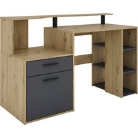 byLIVING Schreibtisch "Louise", Breite 140 cm, Regal-Schreibtisch mit viel Stauraum byLIVING Schreibtisch "Louise", Breite 140 cm, Regal-Schreibtisch mit viel Stauraum von byLIVING