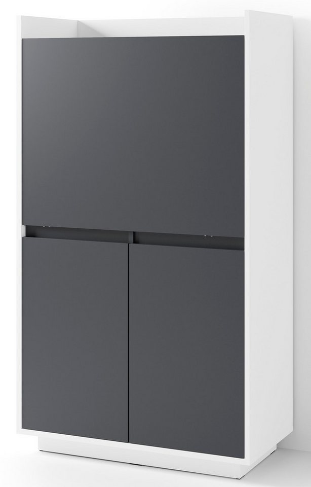 byLIVING Sekretär Hannes, platzsparende Arbeitslösung mit viel Stauraum, Breite 80 cm von byLIVING
