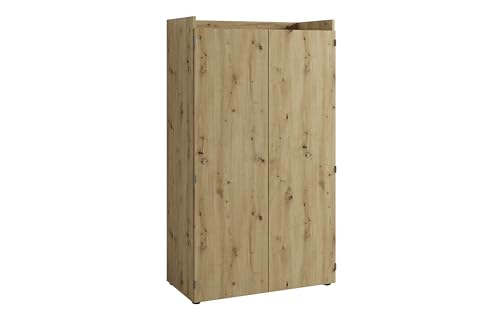 byLIVING Sekretär Janne/Artisan-Eiche-Optik/Office-Schrank mit 2 Türen/platzsparend/Grifflos/B 80, H 141, T 40 cm byLIVING Sekretär Janne/Artisan-Eiche-Optik/Office-Schrank mit 2 Türen/platzsparend/Grifflos/B 80, H 141, T 40 cm von byLIVING