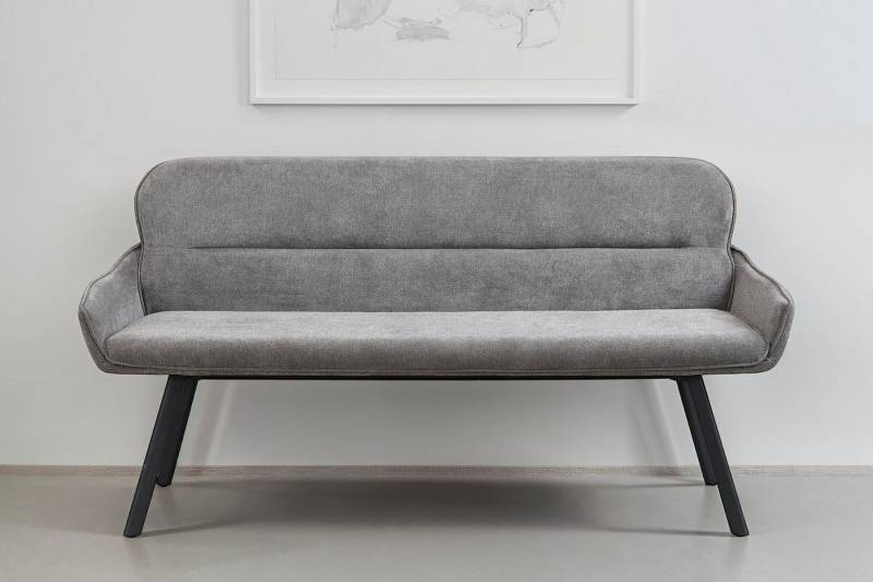 byLIVING Sitzbank Rico (1-St), gemütliche Esszimmerbank in 140 oder 160cm, hochwertiger Stoffbezug von byLIVING