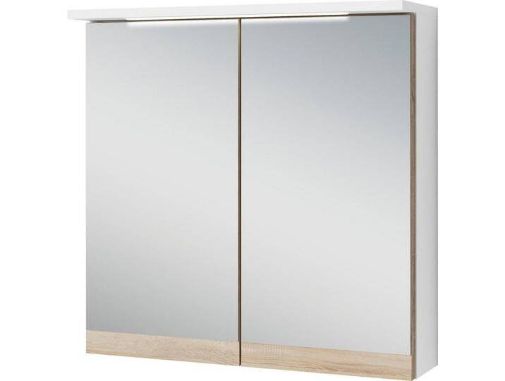 byLIVING Spiegelschrank Marino Breite 60 cm, mit soft close Türen, inklusive LED Beleuchtung, weiß von byLIVING