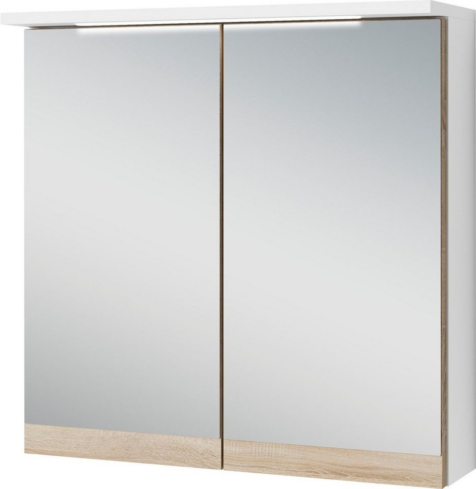 byLIVING Spiegelschrank Marino Breite 60 cm, mit soft close Türen, inklusive LED Beleuchtung von byLIVING