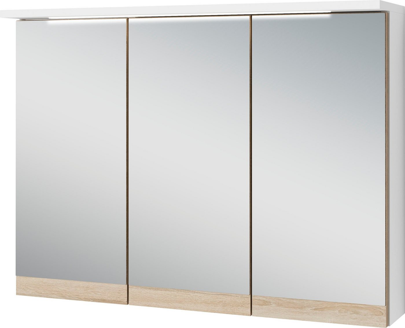 byLIVING Spiegelschrank Marino Breite 80 cm, mit soft close Türen, inklusive LED Beleuchtung von byLIVING