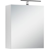 byLIVING Spiegelschrank "Spree", Breite 50 cm, 1-türig, mit LED Beleuchtung und Schalter-/Steckdosenbox von byLIVING