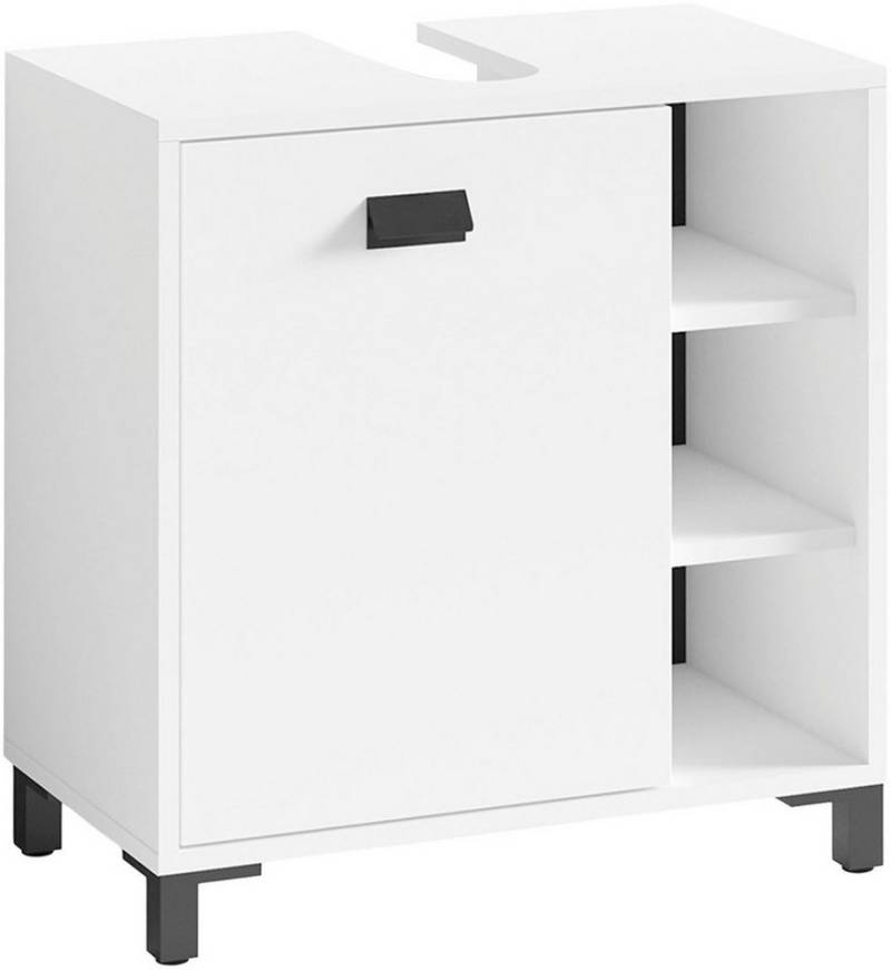 byLIVING Waschbeckenunterschrank Wellness (1-St) 60cm Waschbeckenunterschrank mit Metallgriff und viel Stauraum. von byLIVING