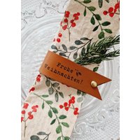 Serviettenringe, Weihnachtsdeko, Tischdeko, Gastgeschenk, Deko von byMalooShop