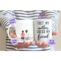 Muttertag Personalisierte Tasse, Mutter Tochter Geschenk, Mama Geschenke Für Mama, Muttertagsgeschenk Von Tochter von byMerakiDesign