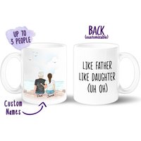 Personalisierte Vatertagsgeschenk Von Tochter, Vater Geburtstagsgeschenkideen, Benutzerdefinierte Vatertagsbecher, Weihnachtsgeschenk Für Ihn von byMerakiDesign