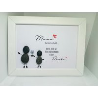 steinbild Geschenk Mama Mutter Muttertag Valentinstag Geburtstag Du Bist Schuld Dass Ich So Toll Geworden Bin Danke von byTaschentiger