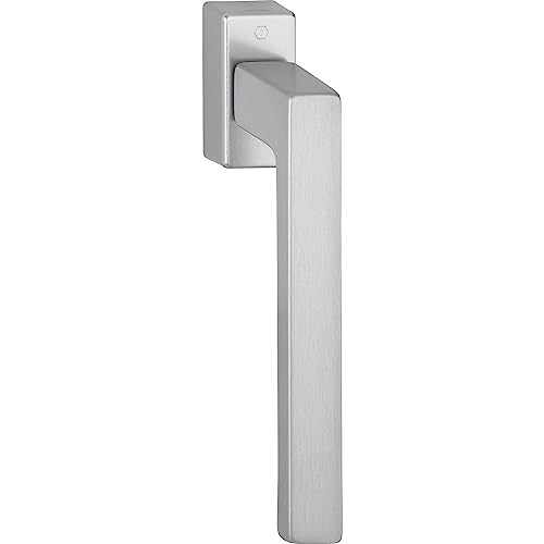 bybyhome Hoppe Fenstergriff Toulon mit VarioFit und Secustik - PSK Fensterbeschlag, Aluminium edelstahlfarbig von bybyhome