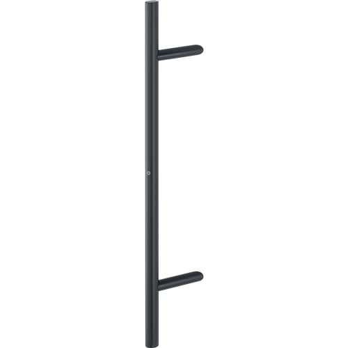 bybyhome Hoppe Stangengriff E5012 LA 560mm - Haustür Türgriff Länge 800mm - Stoßgriff, Edelstahl schwarz matt von bybyhome