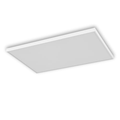 Deckenheizung Infrarot mit Thermostat 660 Watt, Infrarotheizung Deckenmontage, Infrarot Deckenheizstrahler, App Fernbedienung Steuerung, Elektroheizung Heizplatte Heizkörper Heizpaneel von byecold