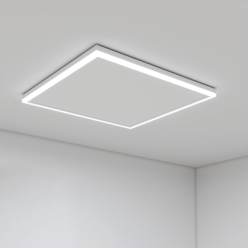 Infrarotheizung Decke mit Thermostat 400 Watt, Deckenheizung Infrarot mit LED Beleuchtung, Infrarotheizung Deckenmontage, App Fernbedienung Steuerung, Elektroheizung Heizplatte Heizkörper Heizpaneel von byecold