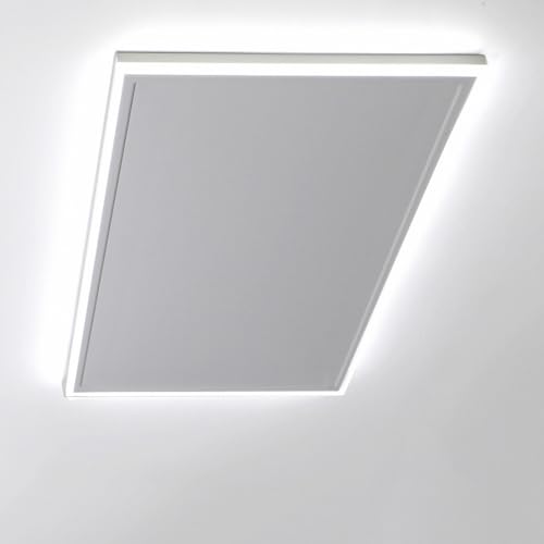 Infrarotheizung Deckenmontage 840 Watt, Infrarot Deckenheizung mit LED Licht Beleuchtung, Infrarotheizung Decke mit Thermostat Fernbedienung, Elektroheizung Heizplatte Heizpaneel Heizkörper von byecold